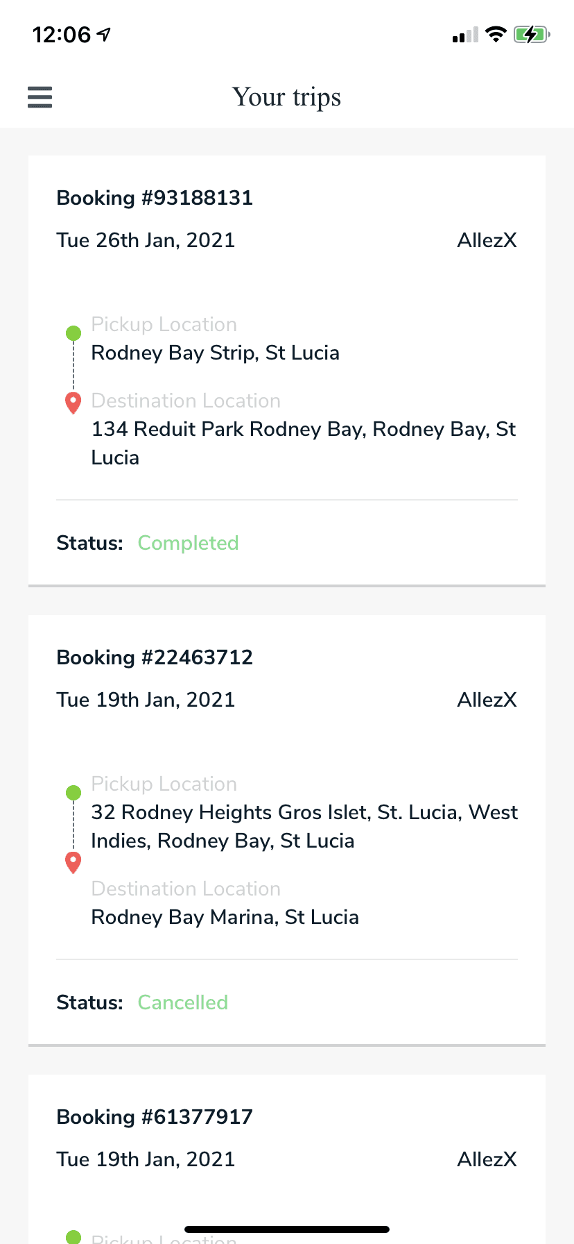 Allez Rider app screen 6